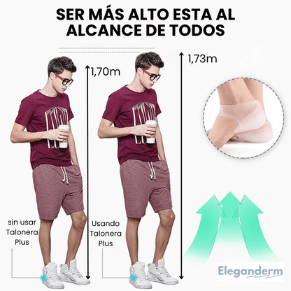 Talonera Plus©  Gana 2,5cm de altura al instante