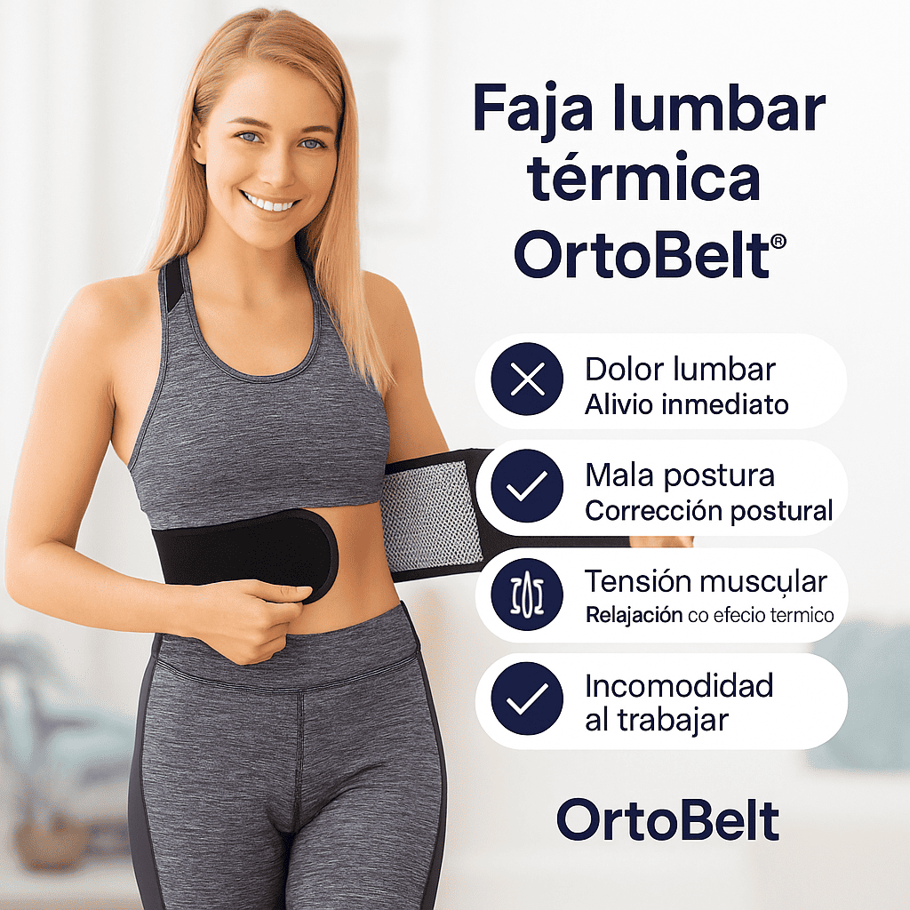 Faja lumbar térmica OrtoBelt®