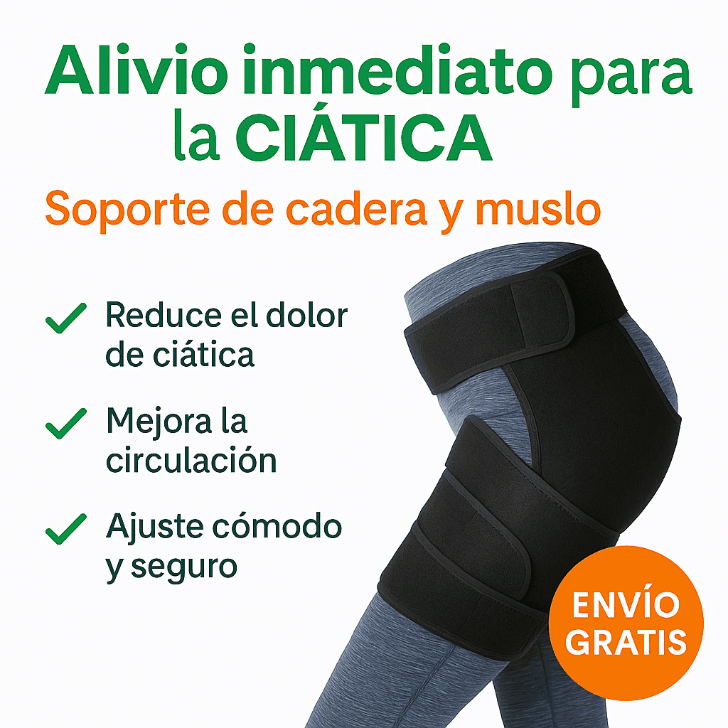 Soporte de Cadera y Muslo para Ciática – Alivio del Dolor