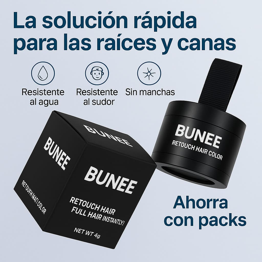 BUNEE® Solución Profesional para canas y raíces en segundos