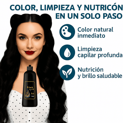 CHAMPÚ CUBRE CANAS NATURAL 500ml- HAIR DYE 3 en 1