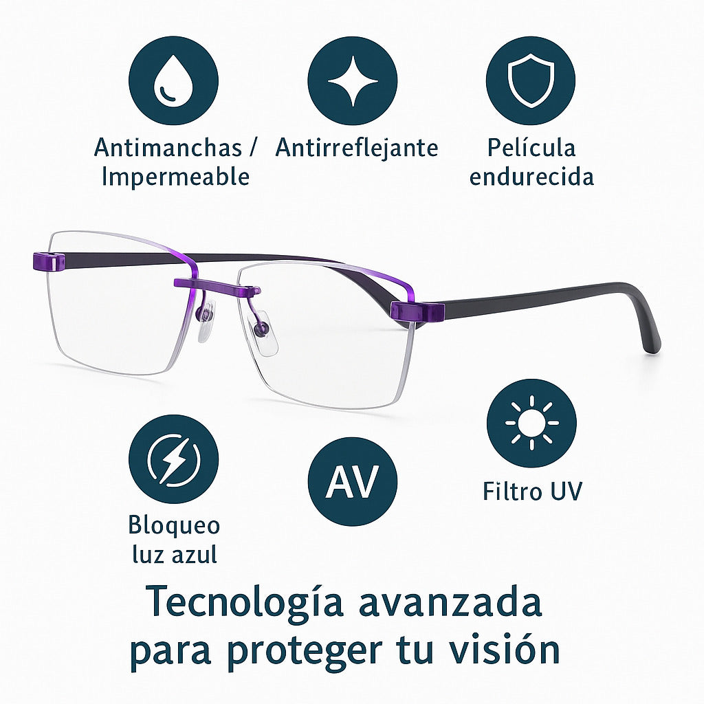 Gafas multifocales VISIONPRO™ + Funda de cuero GRATIS