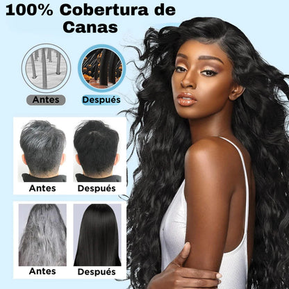 CHAMPÚ CUBRE CANAS NATURAL 500ml- HAIR DYE 3 en 1